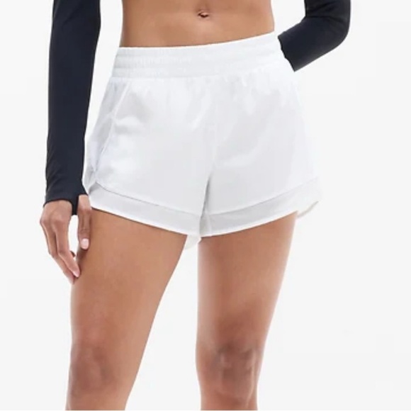 Athleta Pants - Athleta Mesh Racer Run Mid Rise 4 Short Hidden Pocket Size XS